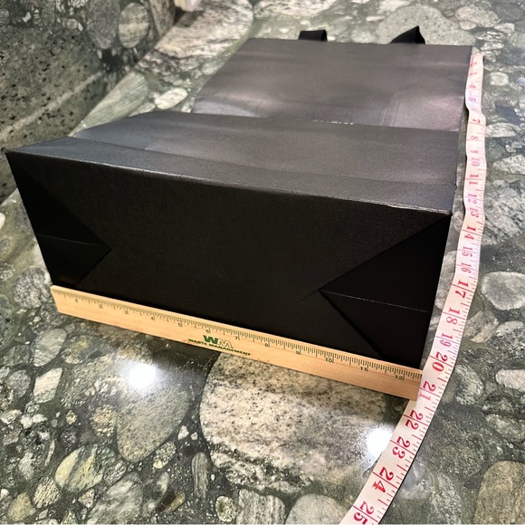 YSL Saint Laurent Black Paper Bag - Picture 5 of 7